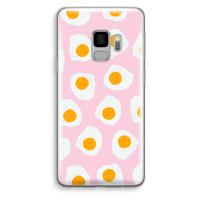 Dancing eggs: Samsung Galaxy S9 Transparant Hoesje - thumbnail