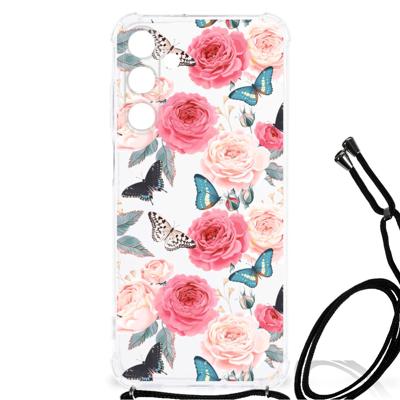 Samsung Galaxy A25 Case Butterfly Roses Samsung Galaxy A25 Case Butterfly Roses