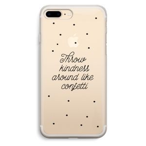 Confetti: iPhone 7 Plus Transparant Hoesje