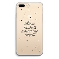 Confetti: iPhone 7 Plus Transparant Hoesje