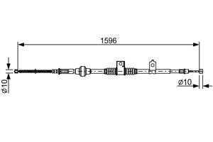 Handremkabel BC2520