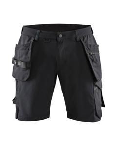 Blåkläder Short 4-weg stretch 15201645 | Zwart/Donkergrijs | Maat 60 - 7330509802953