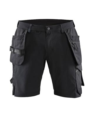 Blåkläder Short 4-weg stretch 15201645 | Zwart/Donkergrijs | Maat 52 - 7330509802915