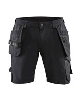 Blåkläder Short 4-weg stretch 15201645 | Zwart/Donkergrijs | Maat 60 - 7330509802953