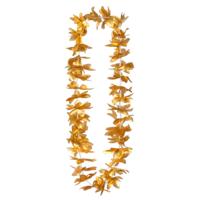 Hawaii krans/slinger - Tropisch - goud - Bloemen hals slingers