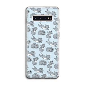 Poezen: Samsung Galaxy S10 4G Transparant Hoesje
