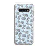 Poezen: Samsung Galaxy S10 4G Transparant Hoesje