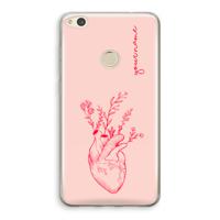 Blooming Heart: Huawei Ascend P8 Lite (2017) Transparant Hoesje