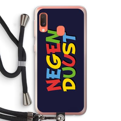 90's One: Samsung Galaxy A20e Transparant Hoesje met koord