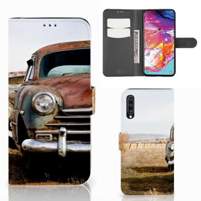 Samsung Galaxy A70 | Telefoonhoesje met foto | Vintage Auto