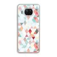 Gekleurde driehoekjes pastel: Xiaomi Mi 10T Lite 5G Transparant Hoesje