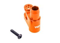 Traxxas - Servo horn, steering, 6061-T6 aluminum (orange-anodized) (TRX-7747-ORNG) - thumbnail