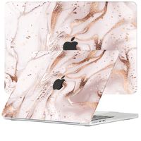 Lunso MacBook Air 15 inch M2/M3 (2023-2024) cover hoes - case - Marble Vera