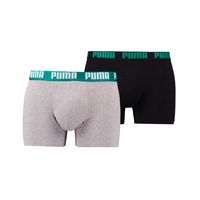 Puma Boxershorts Basic 2-pack Grey / Teal Combo-XXL