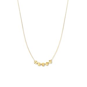 Ketting Rondjes geelgoud 0,9 mm 42 - 45 cm