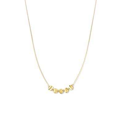 Ketting Rondjes geelgoud 0,9 mm 42 - 45 cm
