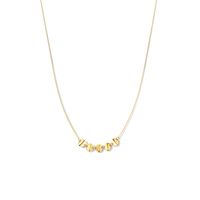 Ketting Rondjes geelgoud 0,9 mm 42 - 45 cm