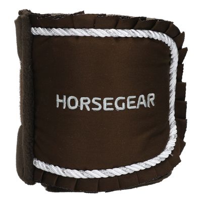 Bandages Horsegear Ruches, PONY in donkerbruin Bandages Horsegear Ruches, PONY in donkerbruin