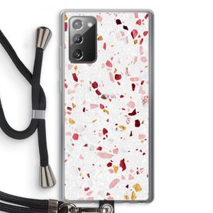 Terrazzo N°9: Samsung Galaxy Note 20 / Note 20 5G Transparant Hoesje met koord