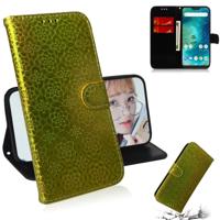 Voor Xiaomi Redmi 6 Pro effen kleur kleurrijke magnetische Buckle horizontale Flip PU lederen draagtas met houder & kaartsleuven & portemonnee & Lanya