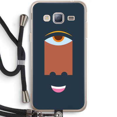 Mono M: Samsung Galaxy J3 (2016) Transparant Hoesje met koord