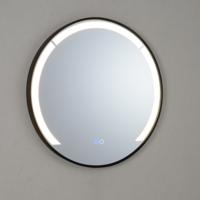 Badkamerspiegel Ø 60 cm Ronde Badkamerspiegel Met Dimbare LED-verlichting 3 Kleurtemperaturen