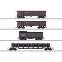 Märklin 46915 H0 4-delige goederenwagen-set van de DB AG, MHI