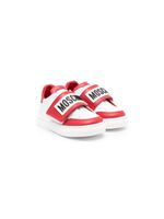 Moschino Kids baskets à logo imprimé - Blanc