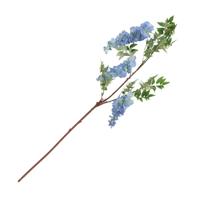 Chaks Blauweregen/wisteria - kunstbloemen - blauw - 110 cm - kunstplanten/kunsttakken
