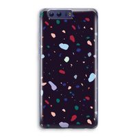 Dark Rounded Terrazzo: Honor 9 Transparant Hoesje