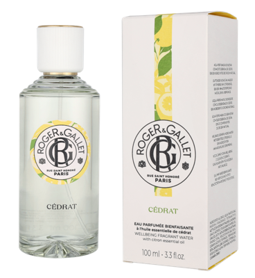 Roger & Gallet Cedrat Wellbeing Fragrant Water Eau de Parfum Eau de Toilette 100 ml Dames