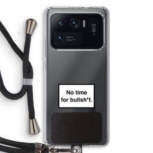 No time: Xiaomi Mi 11 Ultra Transparant Hoesje met koord