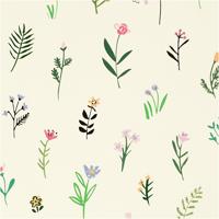 Creativ Company Inpakpapier, flora, b: 50 cm, 80 gr, 100 m/ 1 rol