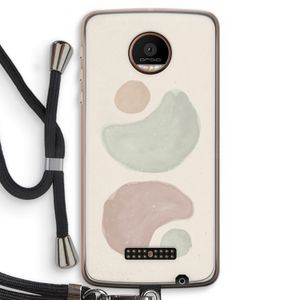Geo #10: Motorola Moto Z Force Transparant Hoesje met koord