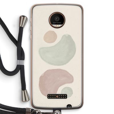 Geo #10: Motorola Moto Z Force Transparant Hoesje met koord