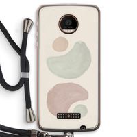 Geo #10: Motorola Moto Z Force Transparant Hoesje met koord