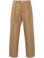 A.P.C. pantalon plissé Rene en coton - Marron