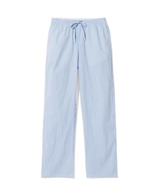 HEMA Heren pyjamabroek Pepijn regular fit poplin strepen gebroken wit (gebroken wit)