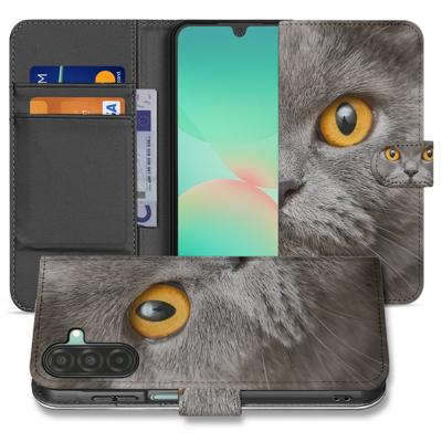 Telefoonhoesje Pasjes Samsung Galaxy A17 Britse Korthaar Magnetisch