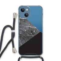 Combinatie marmer: iPhone 13 Transparant Hoesje met koord