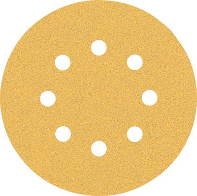 Schuurschijf 125 K80 C470 8-gats(50)
