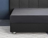 Primaviera Deluxe Satijnen Hoeslaken Antraciet 200 x 220 cm