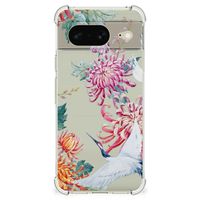 Google Pixel 8 Case Anti-shock Bird Flowers - thumbnail