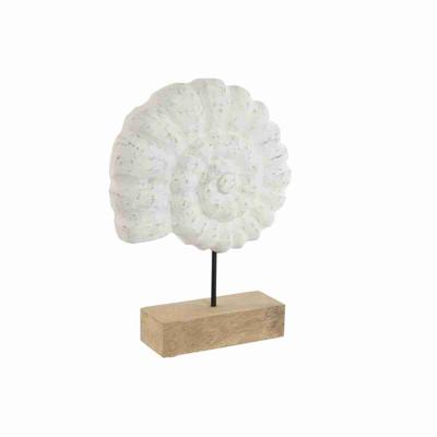 Decoratieve figuren Home ESPRIT Wit Natuurlijk Mediterrane Schelp 29 x 7,5 x 38,5 cm