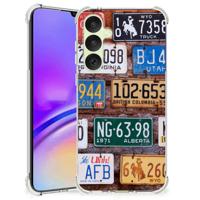 Samsung Galaxy A35 Anti-shock Hoesje met foto Kentekenplaten