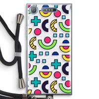 8-bit N°6: Sony Xperia XZ1 Transparant Hoesje met koord