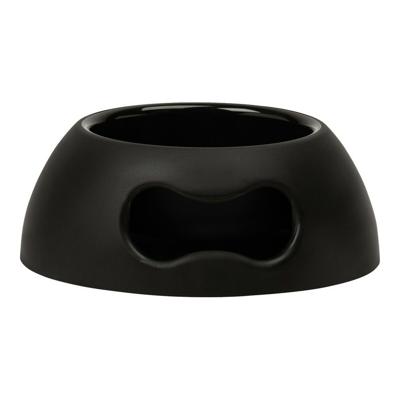 Voerbak voor honden United Pets 2,2 L Zwart Polypropyleen