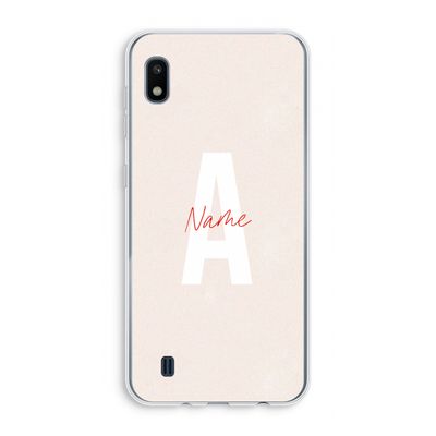 Strawberry Milkshake: Samsung Galaxy A10 Transparant Hoesje