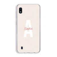Strawberry Milkshake: Samsung Galaxy A10 Transparant Hoesje