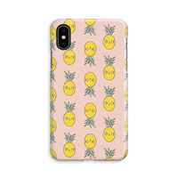 Ananas: iPhone X Volledig Geprint Hoesje